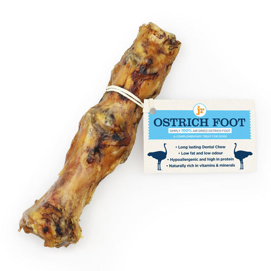 Jr Ostrich foot - pure puppydog treats