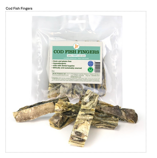 Jr Cod fish fingers - pure puppydog treats